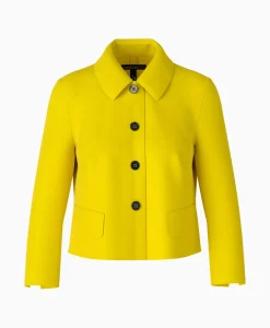 Marccain Additions Jack Wa 31.01 J24 Geel*Dames Jassen