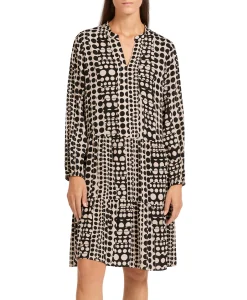 Marccain Additions Midi Jurk Ua 21.02 W10 Zwart*Dames Jurken