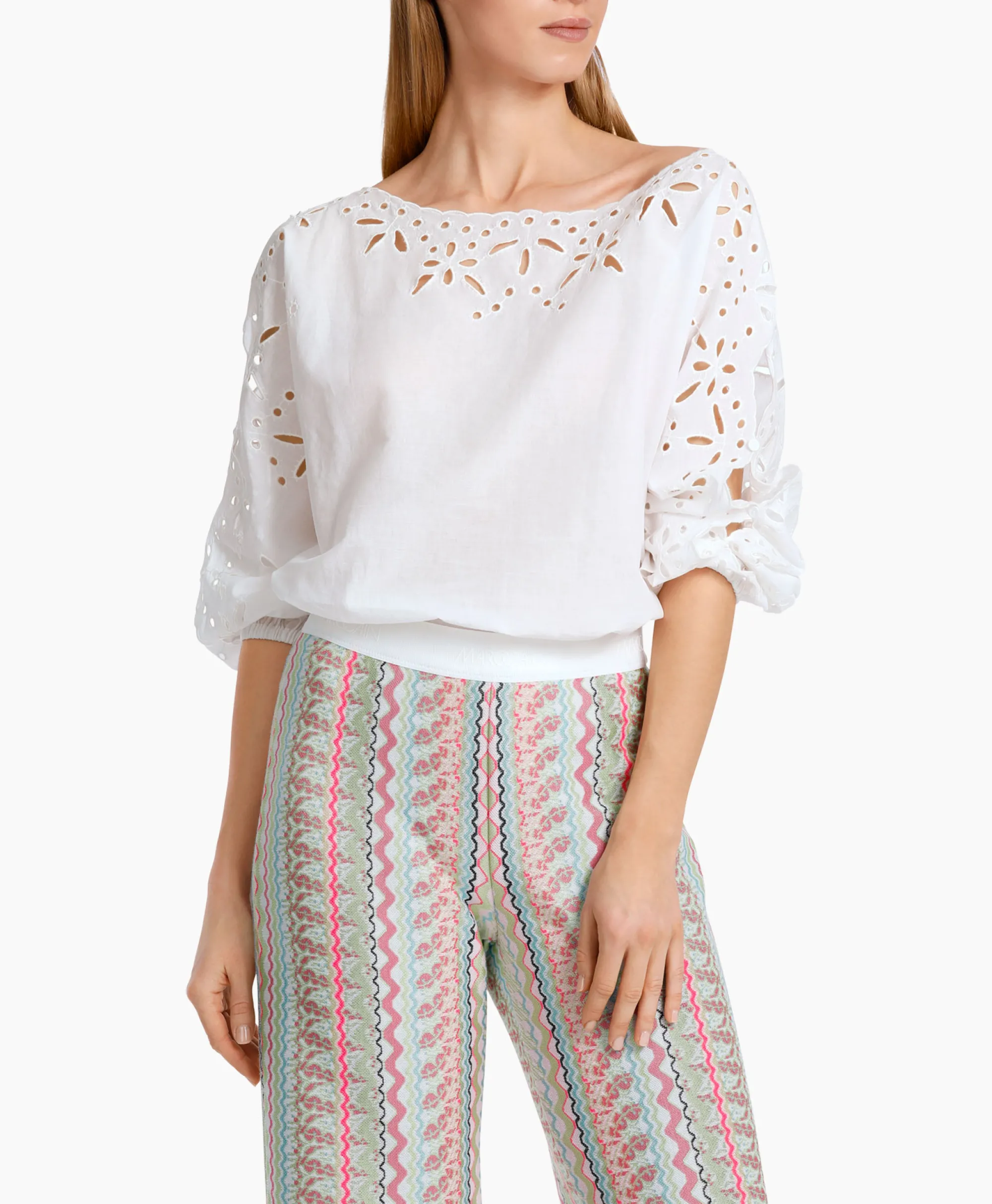 Marccain Collectie Blouse Wc 51.38 W68 Wit*Dames Blouses