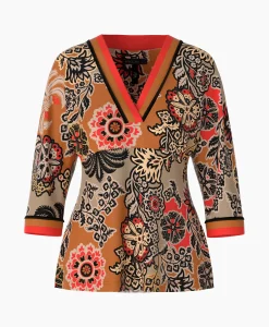 Marccain Collectie Blouse Wc 55.08 J48 Oranje*Dames Blouses