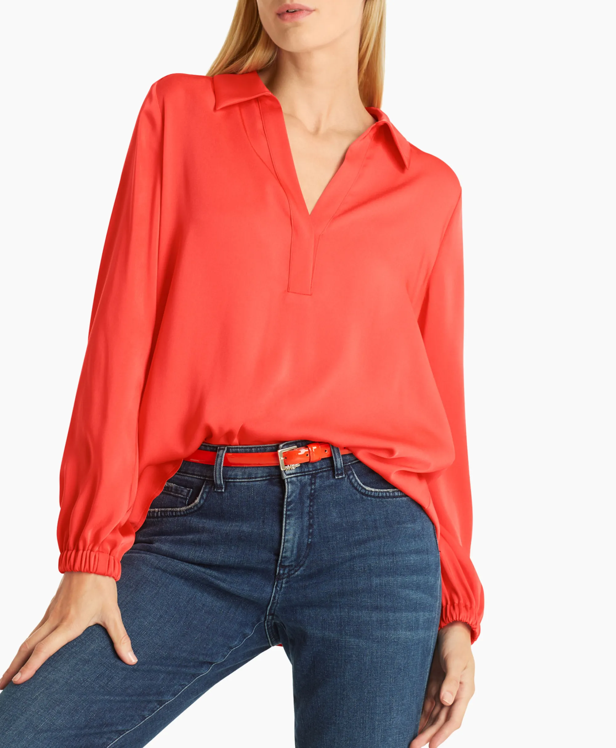 Marccain Collectie Blouse Wc 51.09 W08 Grijs*Dames Blouses