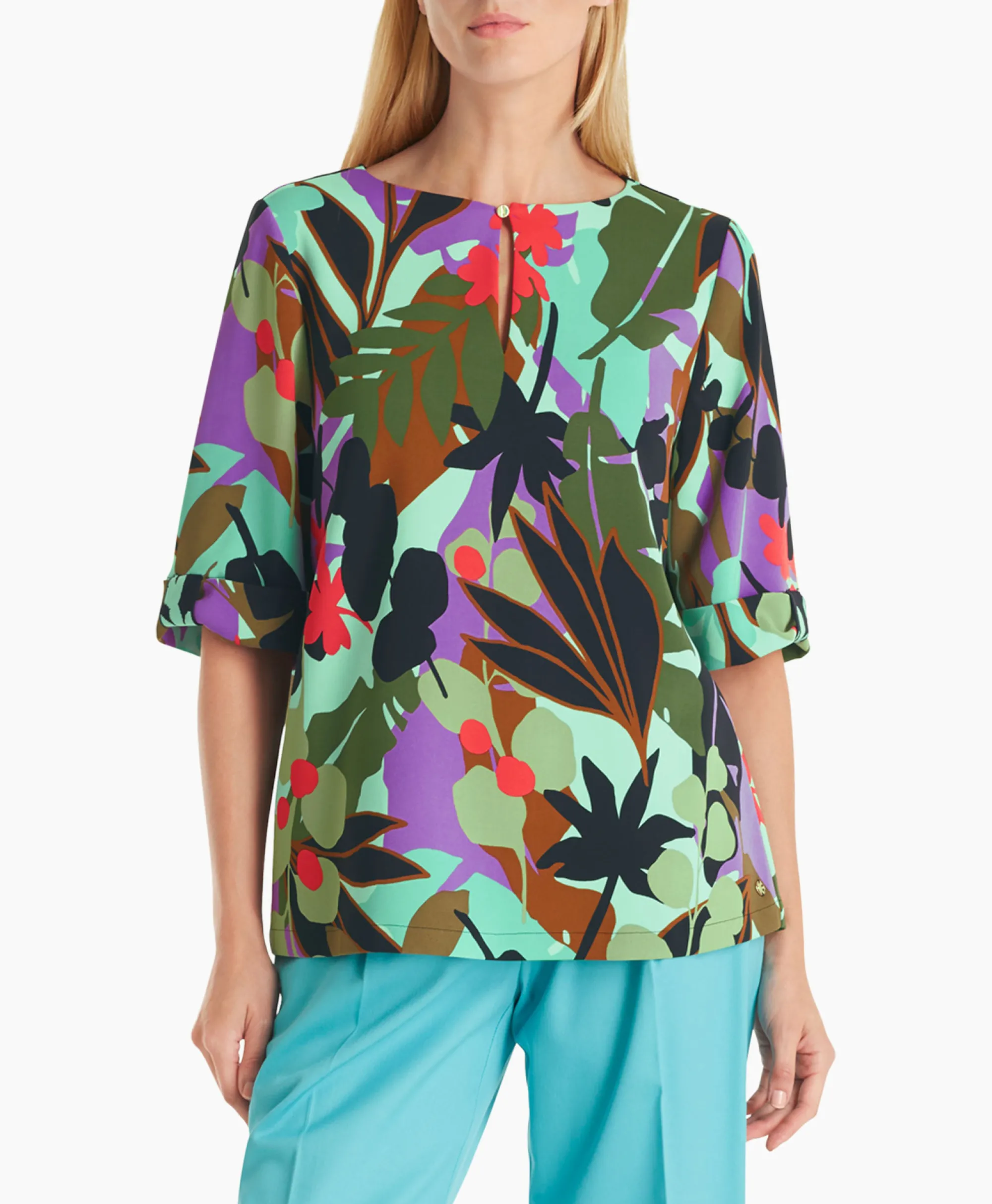 Marccain Collectie Blouse Wc 51.07 W02 Groen*Dames Blouses