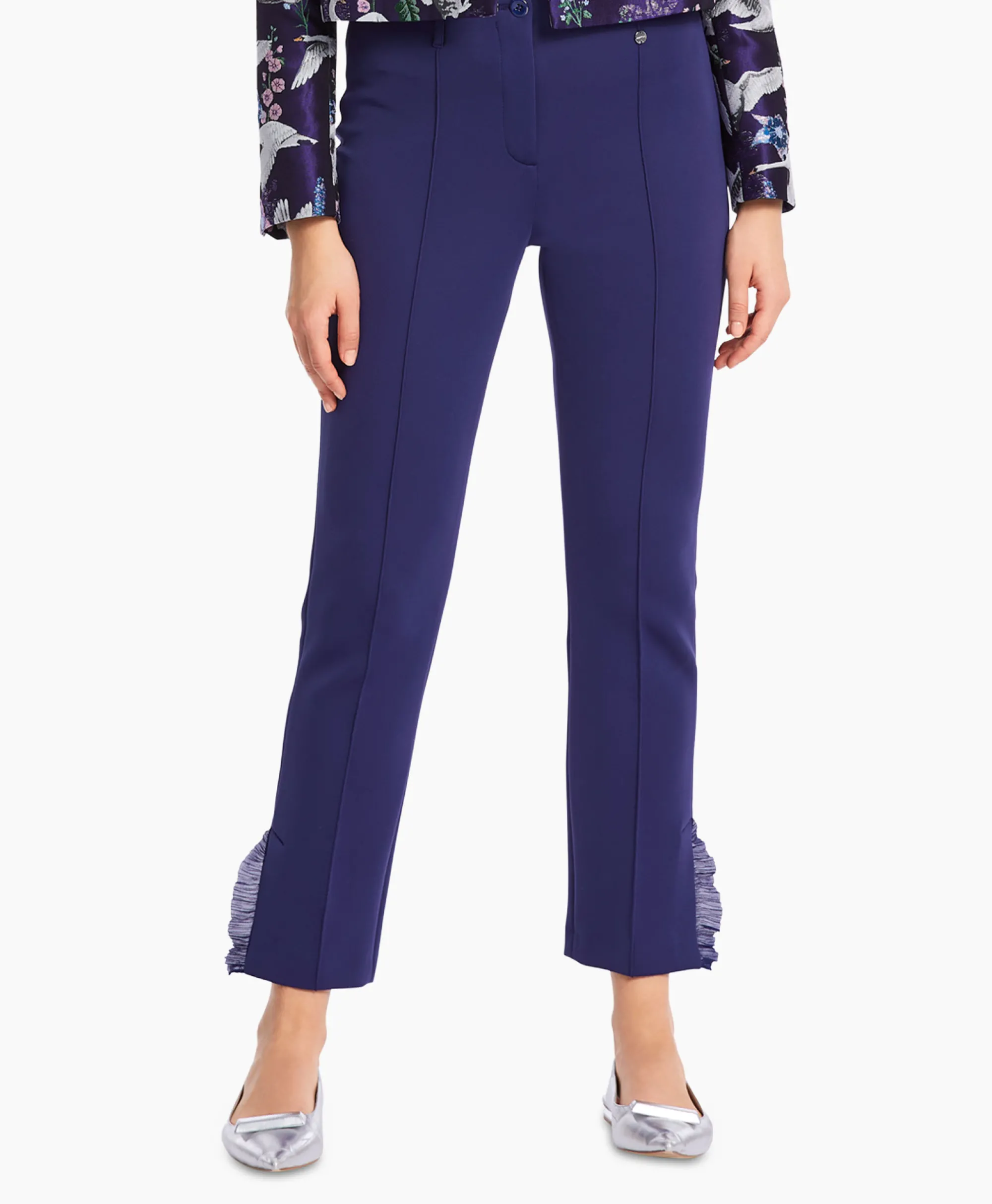 Marccain Collectie Broek Wc 81.34 J23 Paars*Dames Broeken