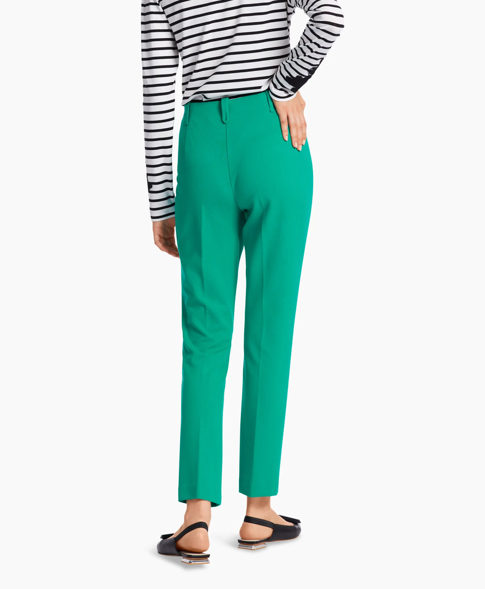 Marccain Collectie Broek Wc 81.11 J42 Groen*Dames Broeken