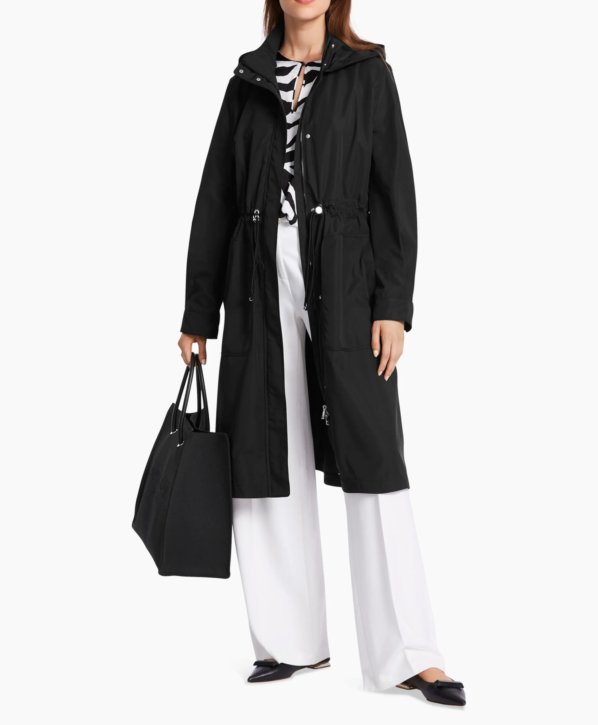 Marccain Collectie Coat Wc 11.04 W26 Zwart*Dames Jassen