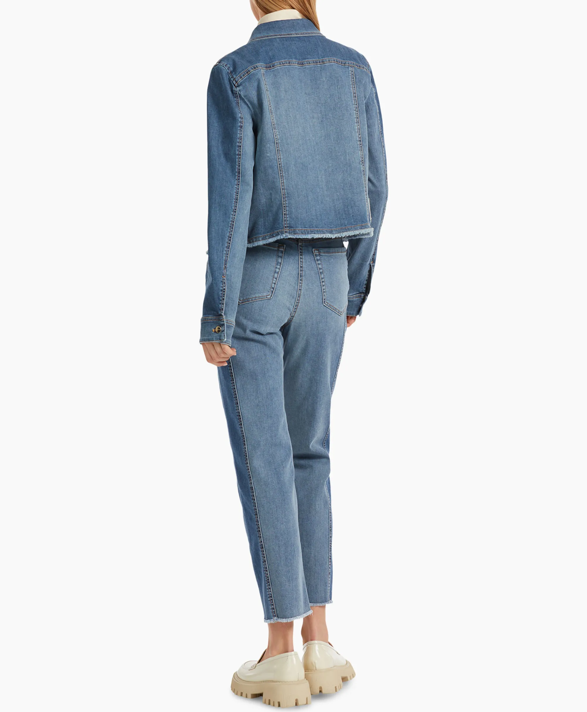 Marccain Collectie Jack Vc 31.04 D08 Blauw*Dames Jassen