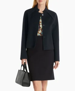 Marccain Collectie Jack Wc 12.01 W33 Midden Blauw*Dames Jassen