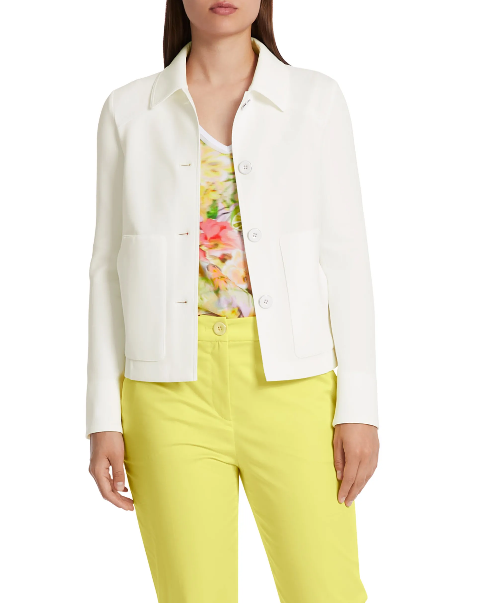 Marccain Collectie Jack Wc 31.05 J23 Off White*Dames Jassen