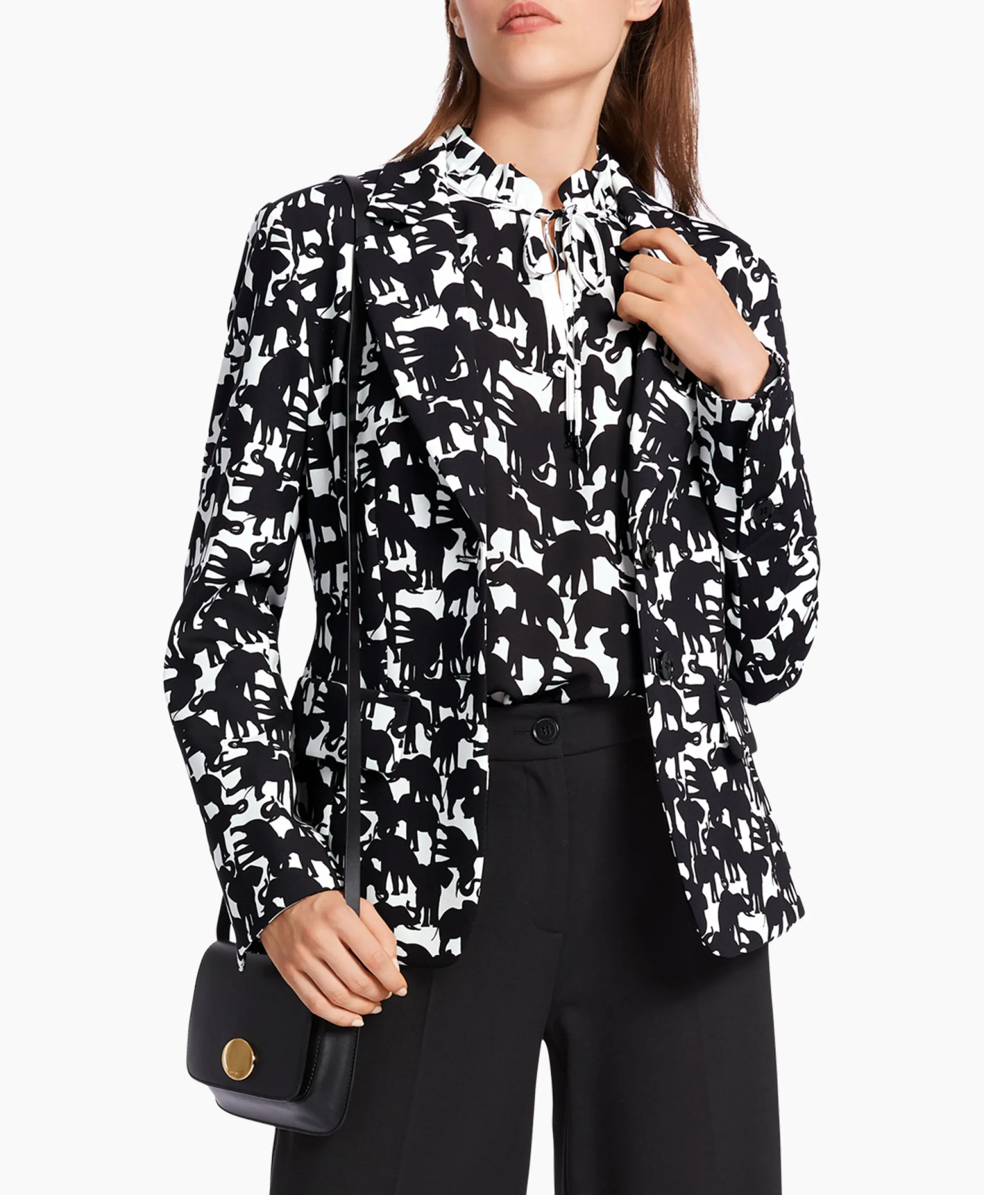 Marccain Collectie Jasje Wc 34.11 J10 Zwart*Dames Blazers