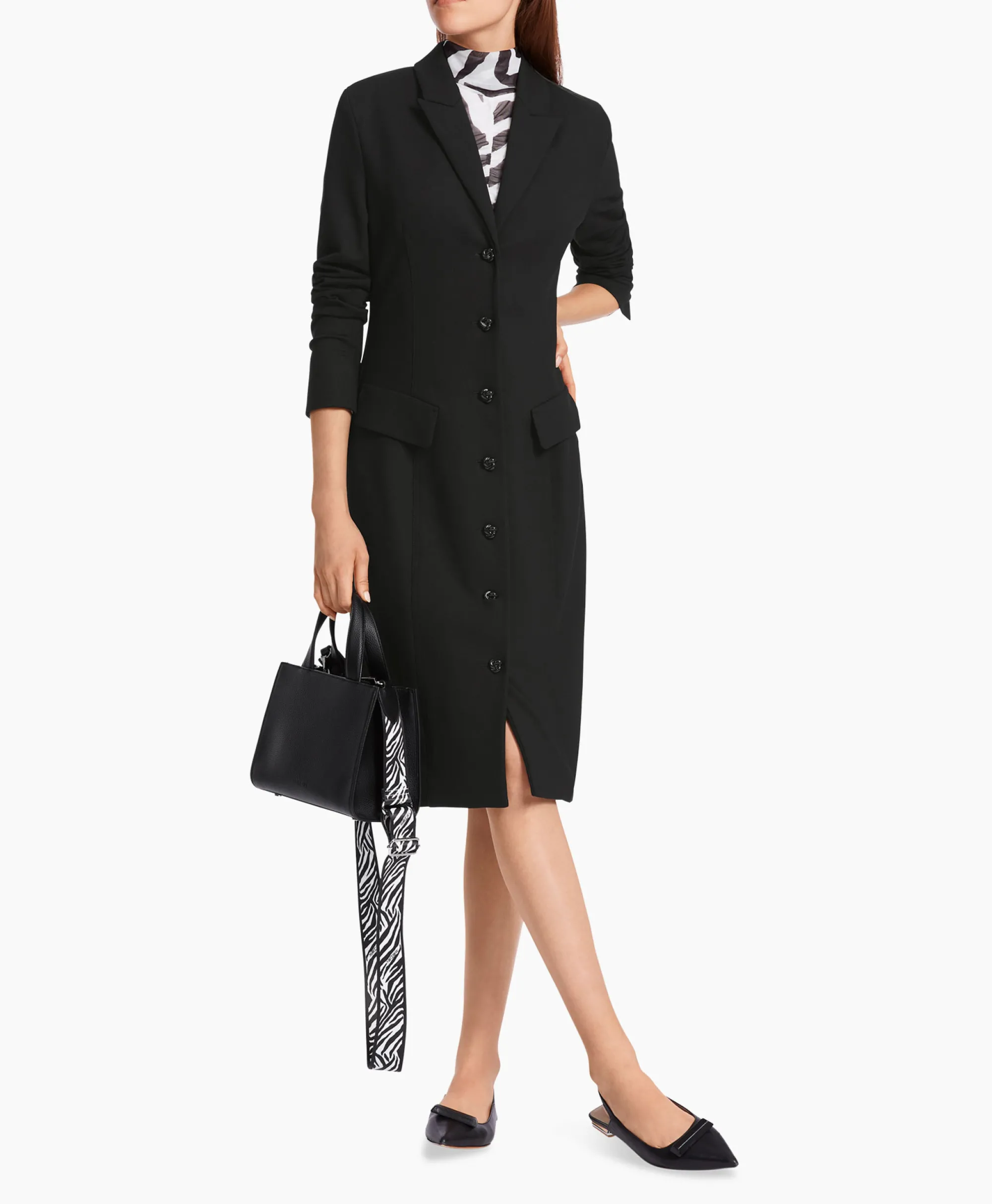 Marccain Collectie Jurk Wc 21.12 J42 Zwart*Dames Bruiloftskleding