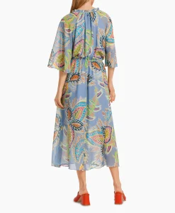 Marccain Collectie Jurk Wc 21.52 W74 Licht Blauw*Dames Bruiloftskleding