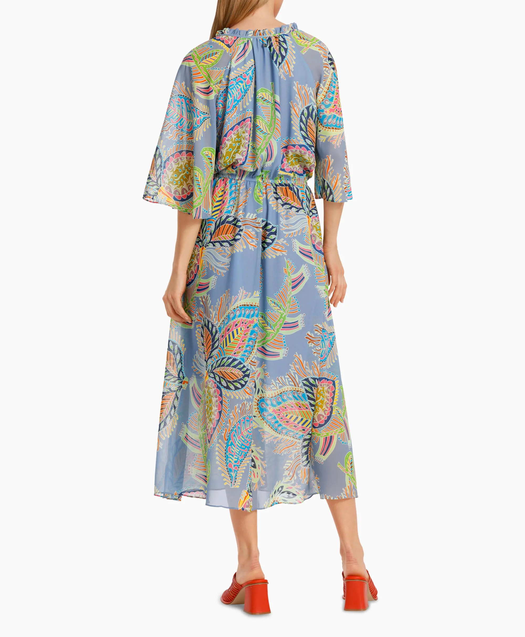 Marccain Collectie Jurk Wc 21.52 W74 Licht Blauw*Dames Bruiloftskleding