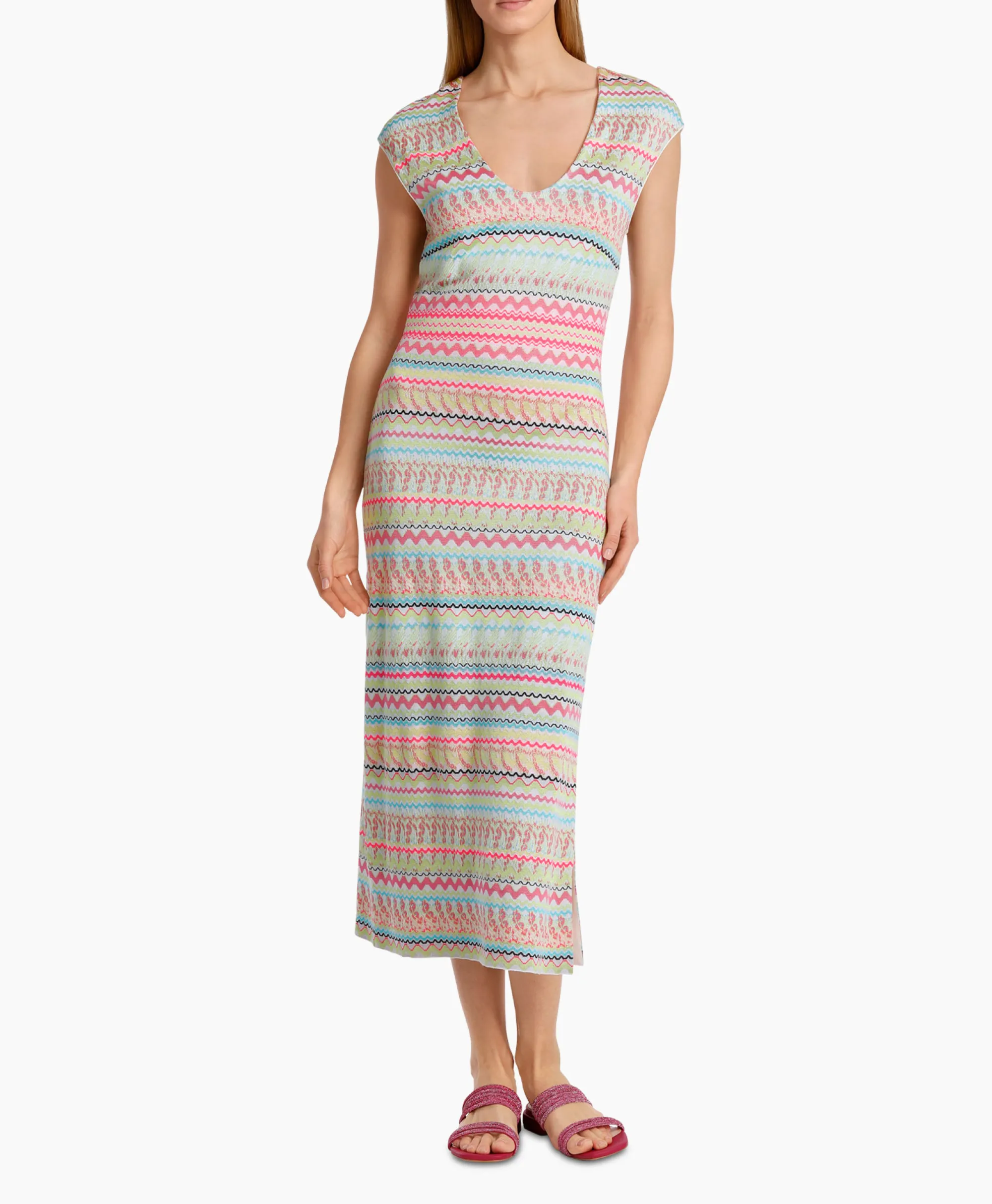 Marccain Collectie Jurk Wc 21.40 M36 Groen*Dames Bruiloftskleding