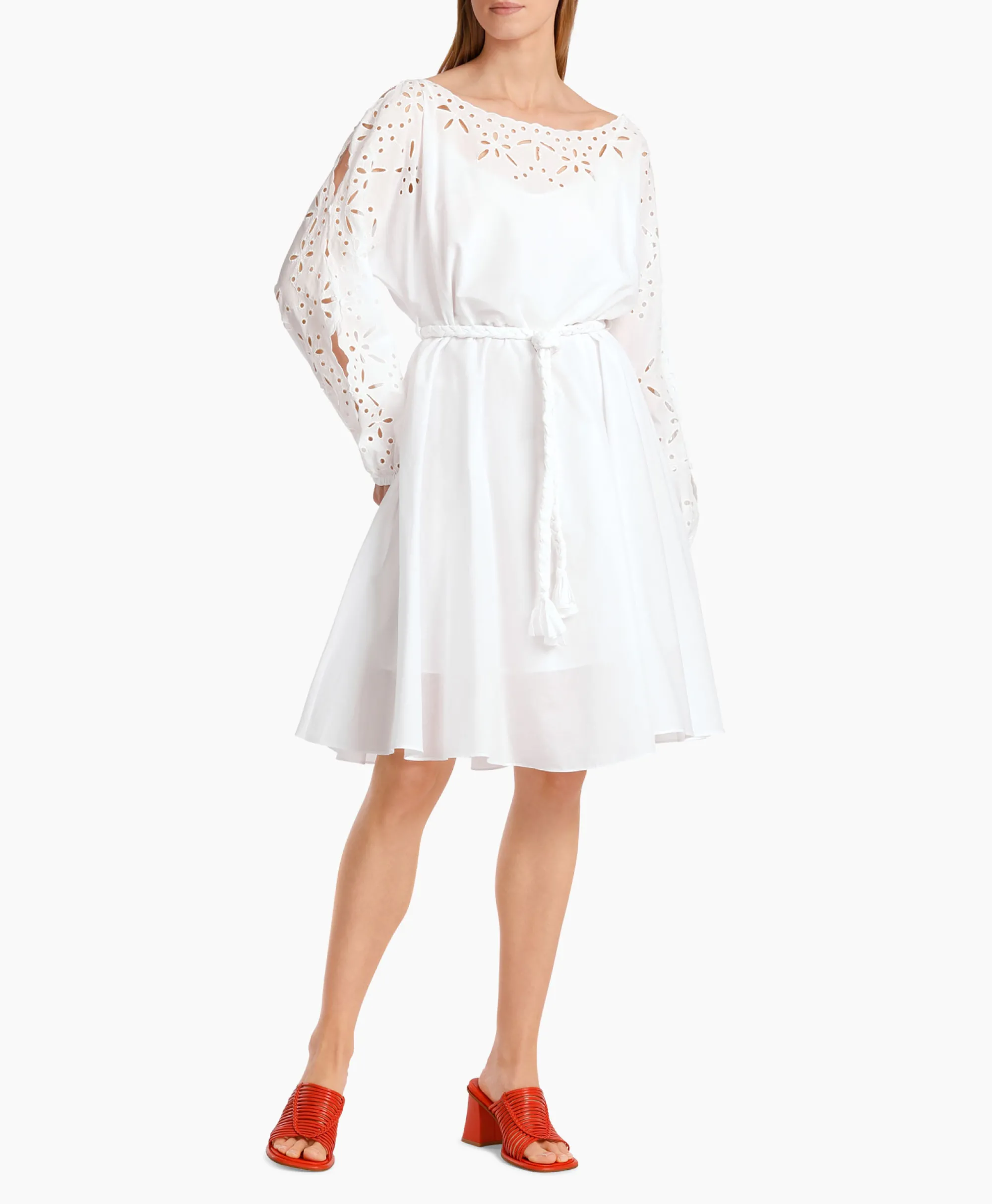 Marccain Collectie Jurk Wc 21.58 W68 Wit*Dames Bruiloftskleding