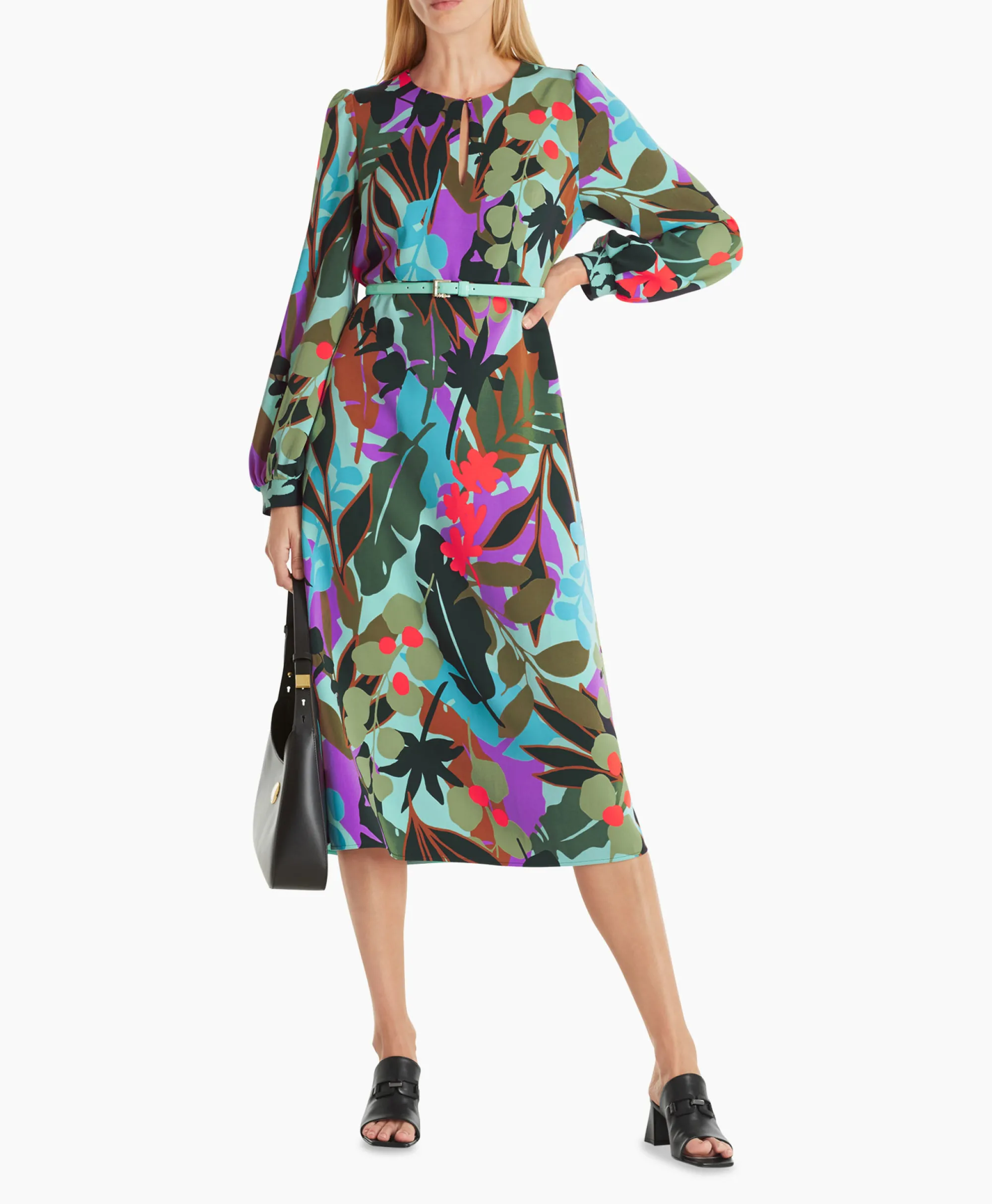 Marccain Collectie Jurk Wc 21.06 W02 Groen*Dames Bruiloftskleding