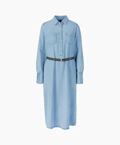 Marccain Collectie Mini Jurk Uc 21.02 D63 Licht Blauw*Dames Bruiloftskleding