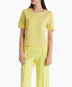 Marccain Collectie Pullover Wc 41.49 M33 Midden Geel*Dames T-Shirts & Tops