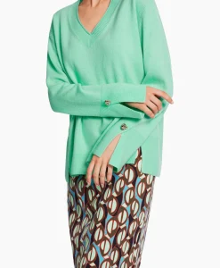 Marccain Collectie Pullover Wc 41.03 M51 Groen*Dames Truien