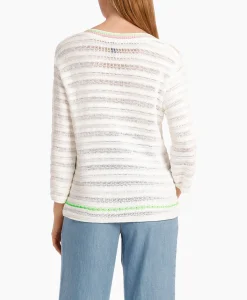Marccain Collectie Pullover Wc 41.45 M46 Off White*Dames T-Shirts & Tops