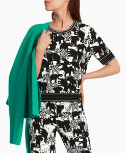 Marccain Collectie Pullover Wc 41.10 M03 Print + 2 Kleurig*Dames Truien