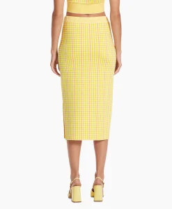 Marccain Collectie Rok Wc 71.07 M33 Midden Geel*Dames Rokken