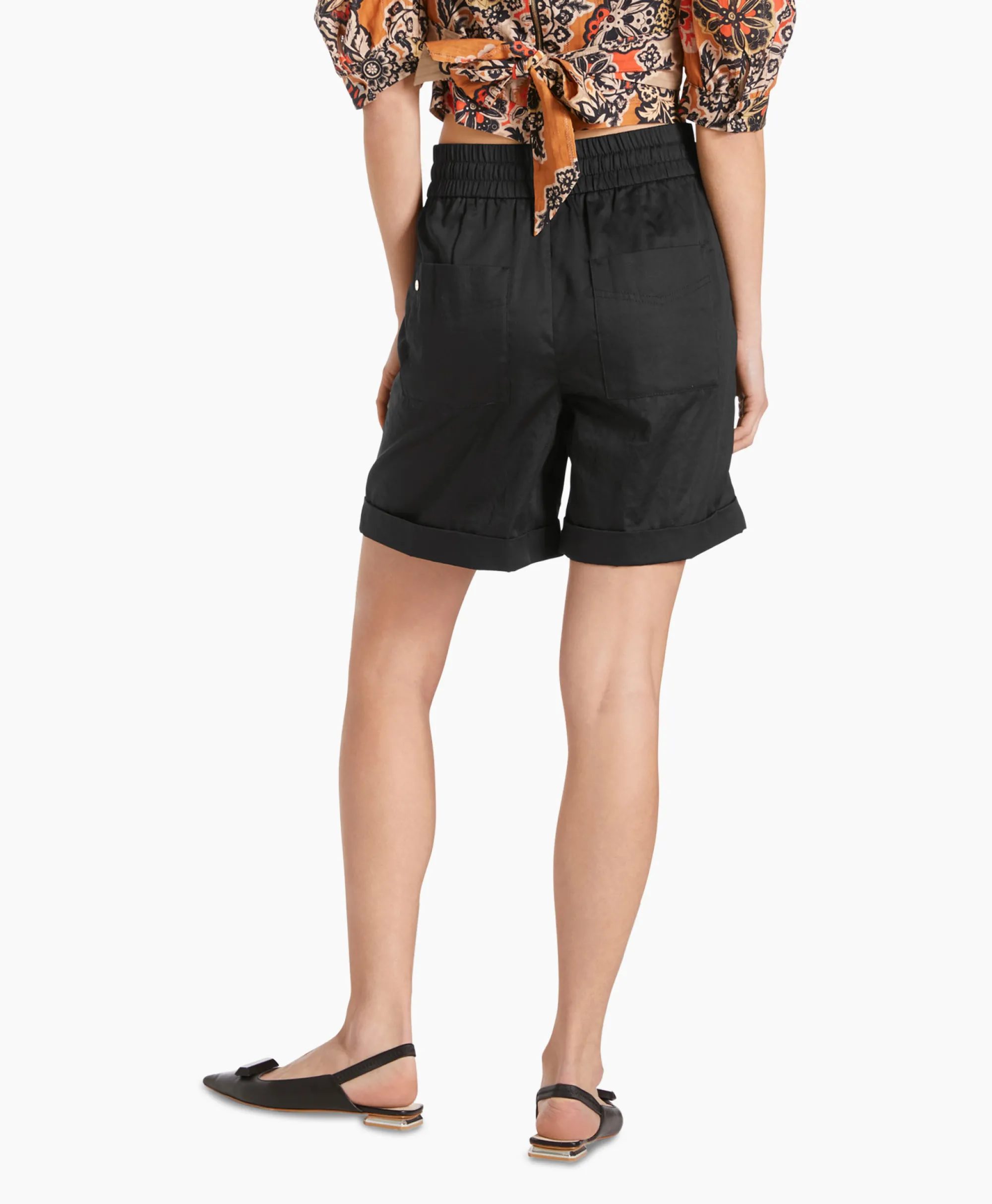 Marccain Collectie Short Wc 83.05 W35 Zwart*Dames Broeken