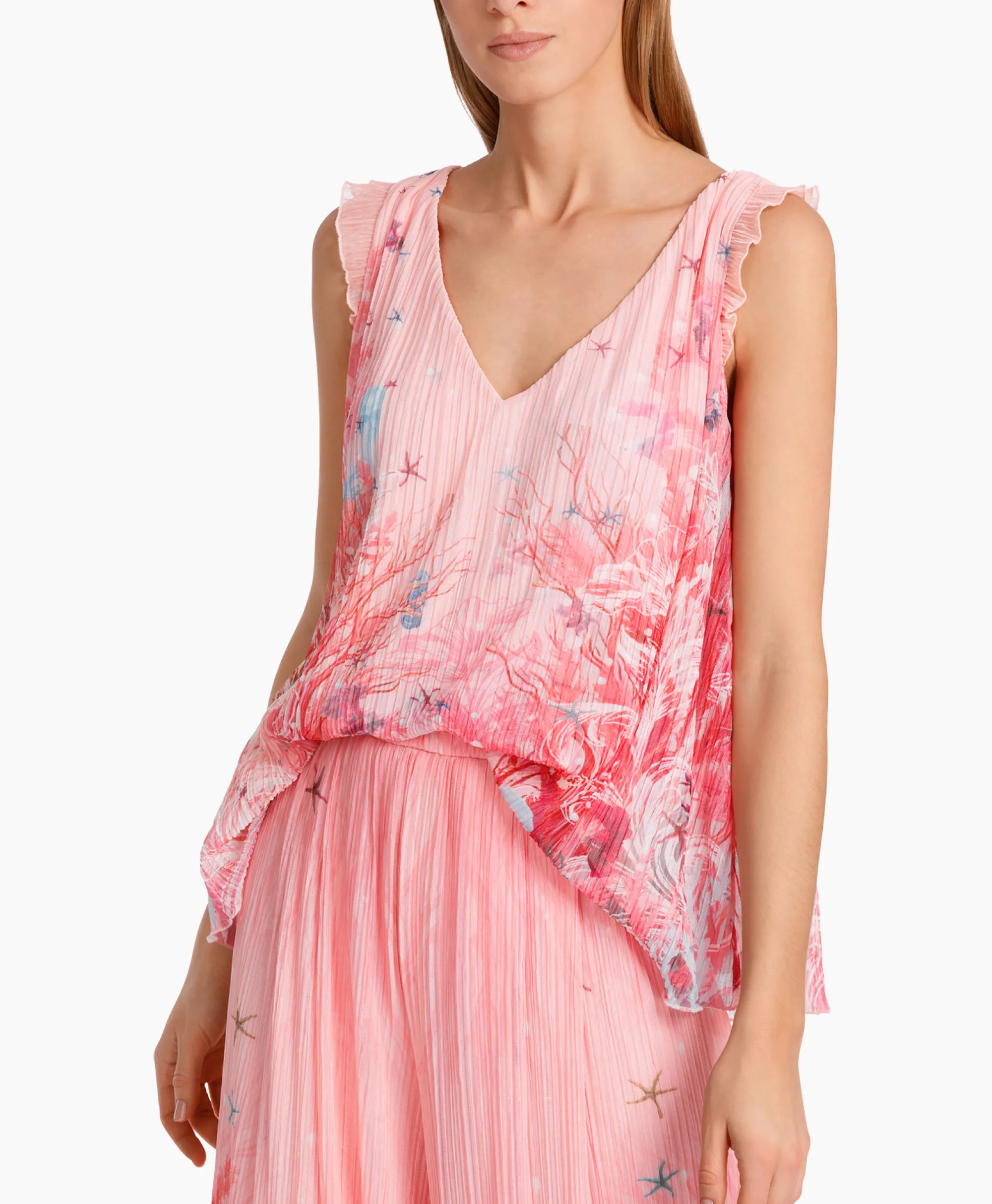 Marccain Collectie Top Wc 61.26 J83 Zalm*Dames T-Shirts & Tops