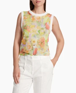 Marccain Collectie Top Wc 61.09 M34 Midden Geel*Dames T-Shirts & Tops