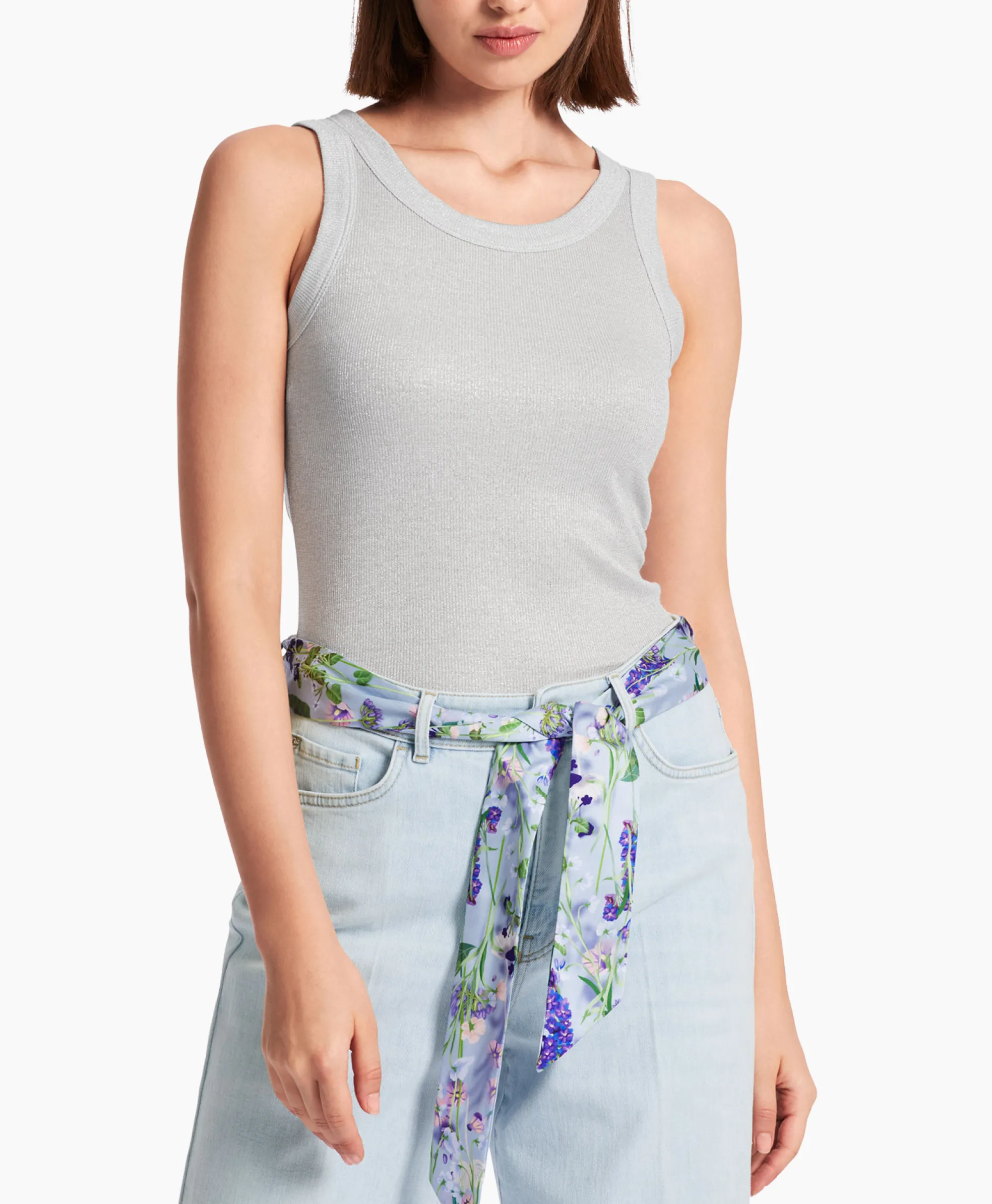 Marccain Collectie Top Wc 61.17 J37 Zilver*Dames T-Shirts & Tops