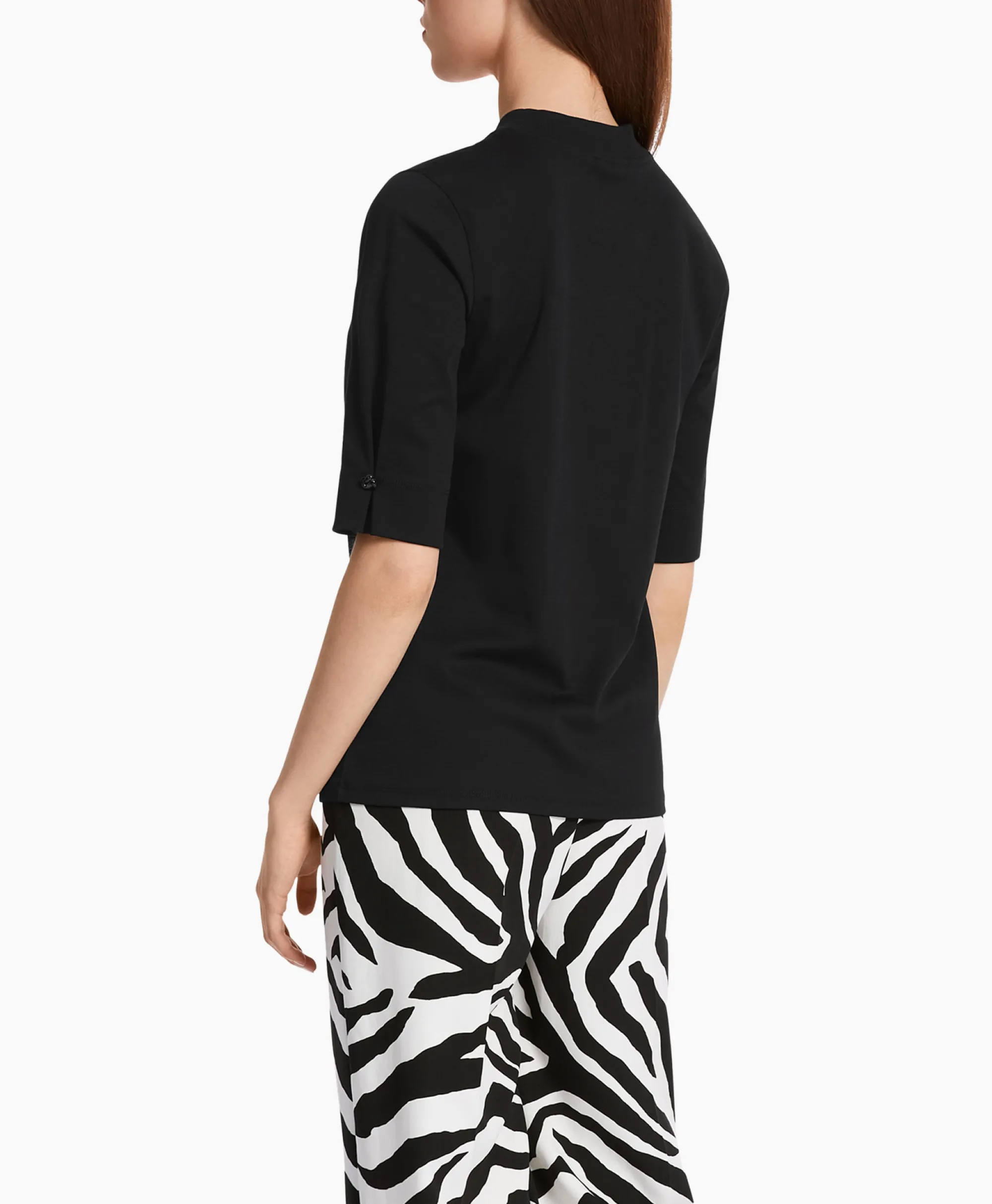 Marccain Collectie T-Shirt Wc 48.24 J14 Zwart*Dames T-Shirts & Tops