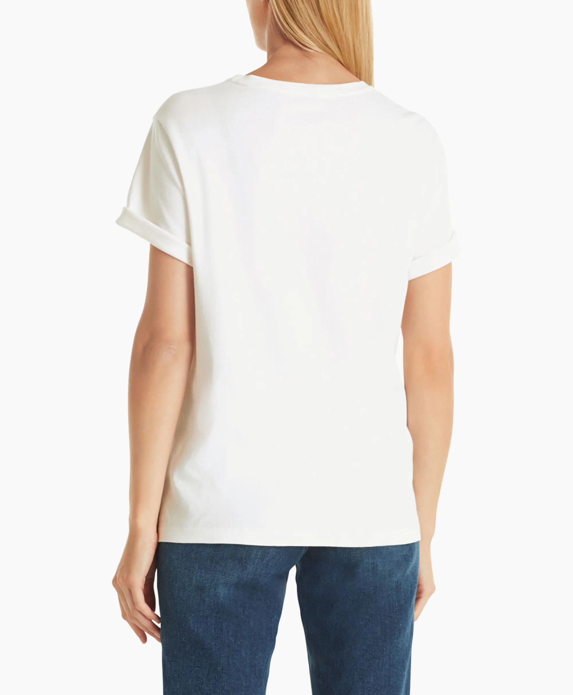 Marccain Collectie T-Shirt Wc 48.10 J07 Off White*Dames T-Shirts & Tops