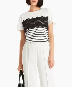 Marccain Collectie T-Shirt Wc 48.10 J16 Print + 2 Kleurig*Dames T-Shirts & Tops