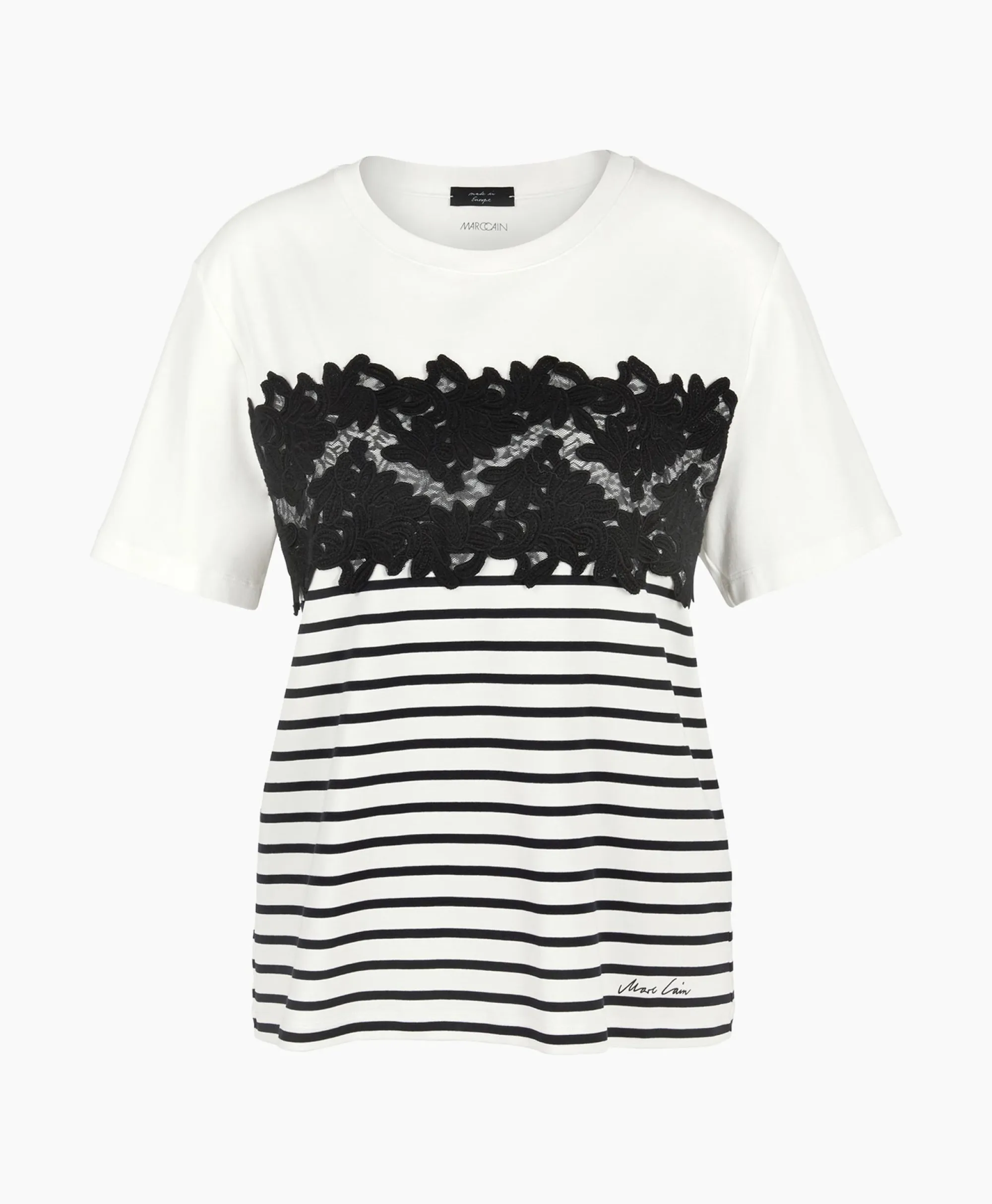Marccain Collectie T-Shirt Wc 48.10 J16 Print + 2 Kleurig*Dames T-Shirts & Tops