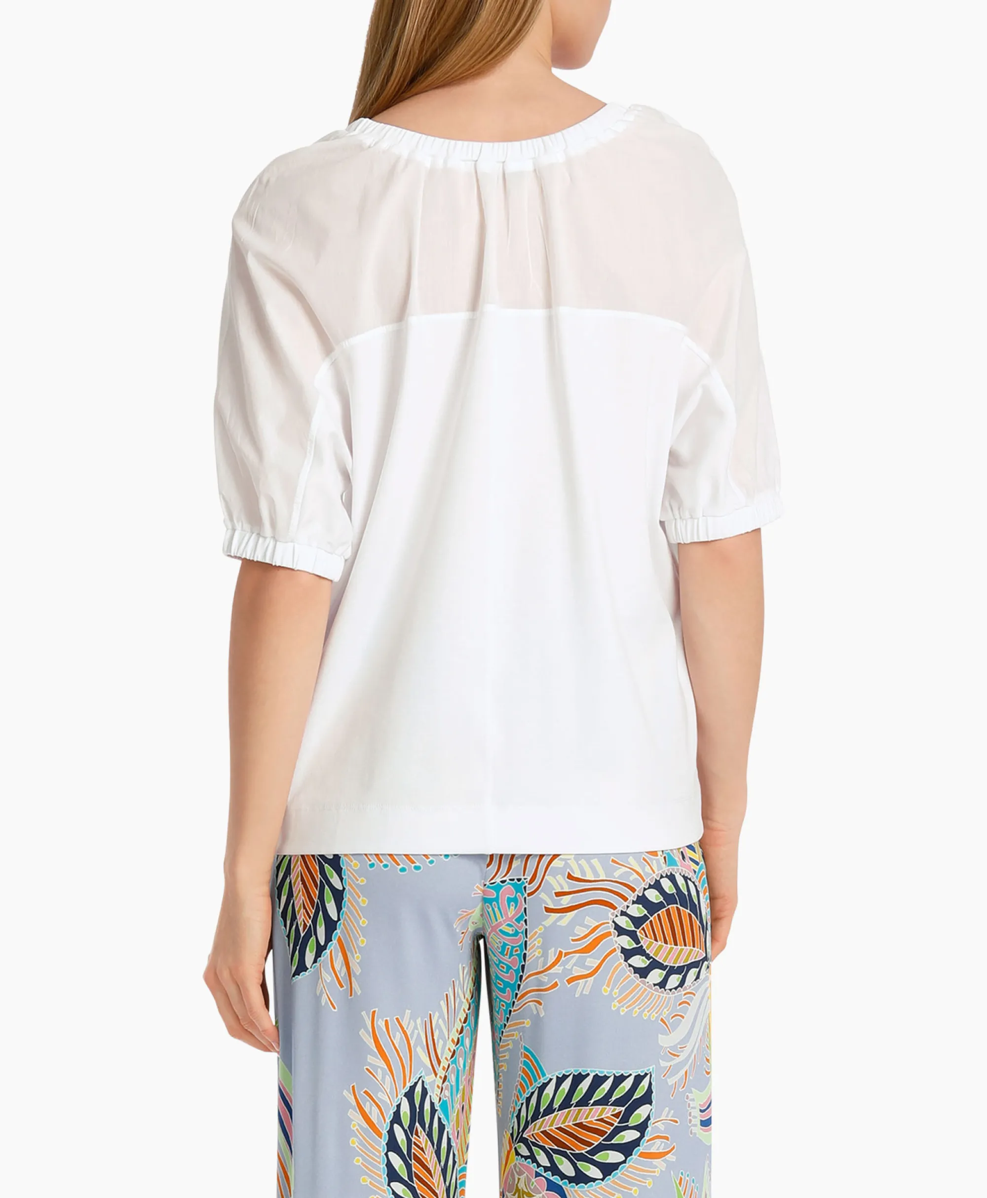 Marccain Collectie T-Shirt Wc 48.50 J14 Wit*Dames T-Shirts & Tops