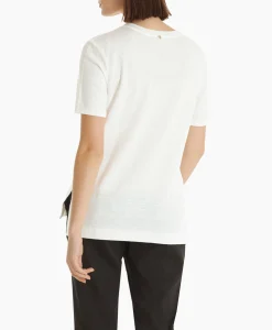 Marccain Collectie T-Shirt Wc 48.34 J54 Off White*Dames T-Shirts & Tops