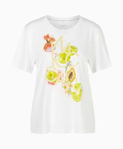 Marccain Collectie T-Shirt Wc 48.11 J40 Wit*Dames T-Shirts & Tops