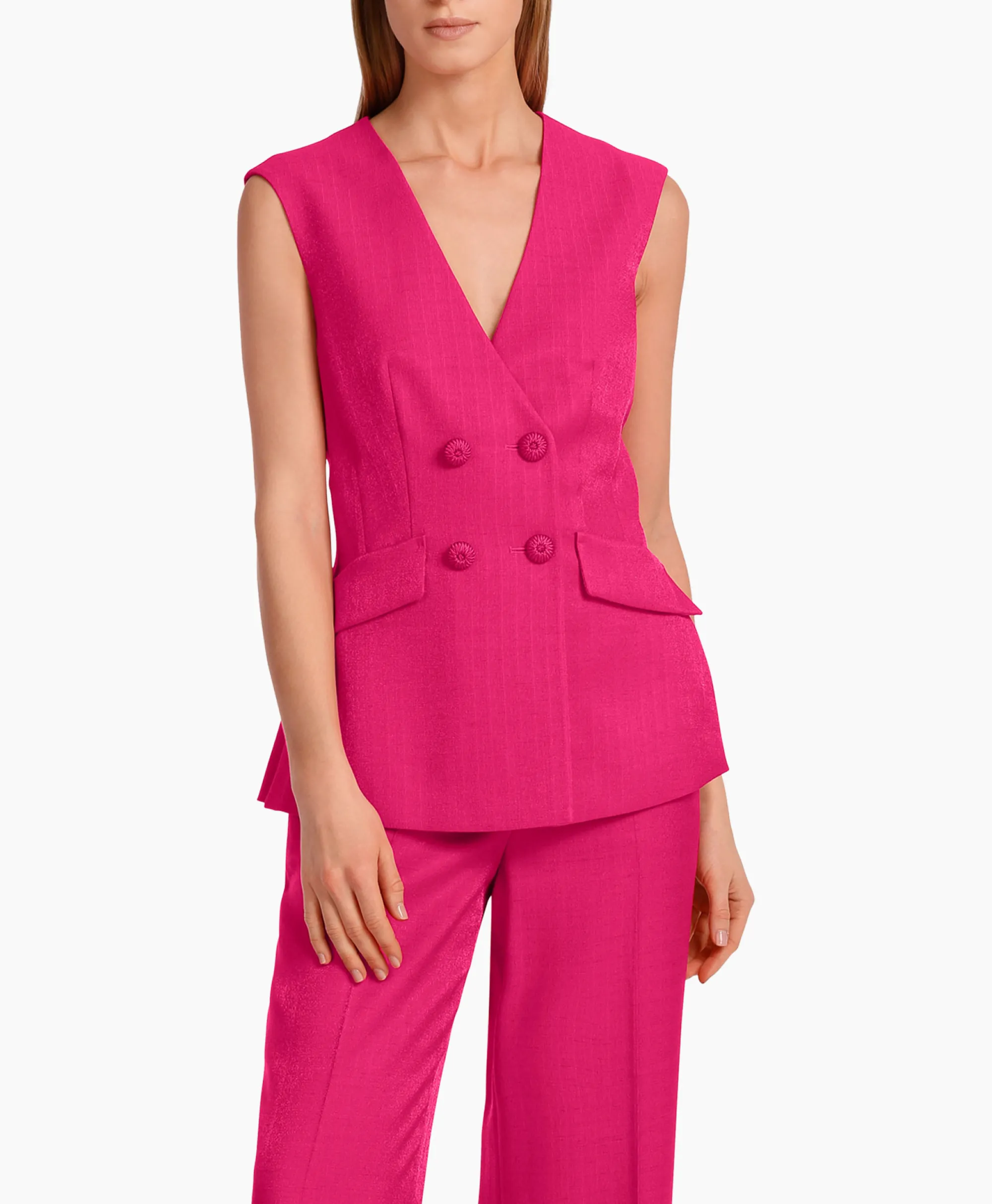 Marccain Collectie Vest Wc 37.04 W84 Print + 2 Kleurig*Dames Vesten