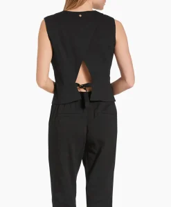 Marccain Collectie Vest Wc 37.02 W47 Zwart*Dames Vesten