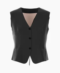 Marccain Collectie Vest Wc 37.02 W47 Zwart*Dames Vesten