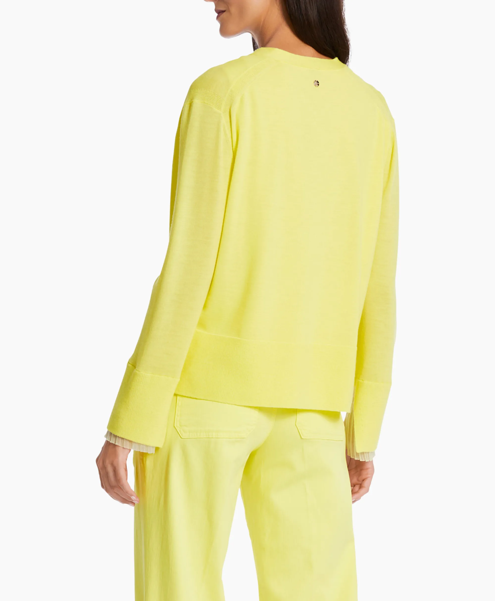 Marccain Collectie Vest Wc 39.10 M73 Midden Geel*Dames Vesten