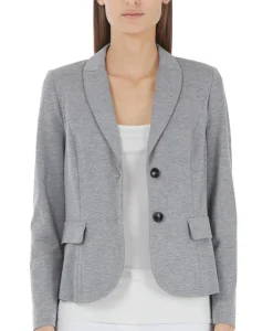Marccain Essentials Blazer +E 34.10 J23 Grijs*Dames Blazers