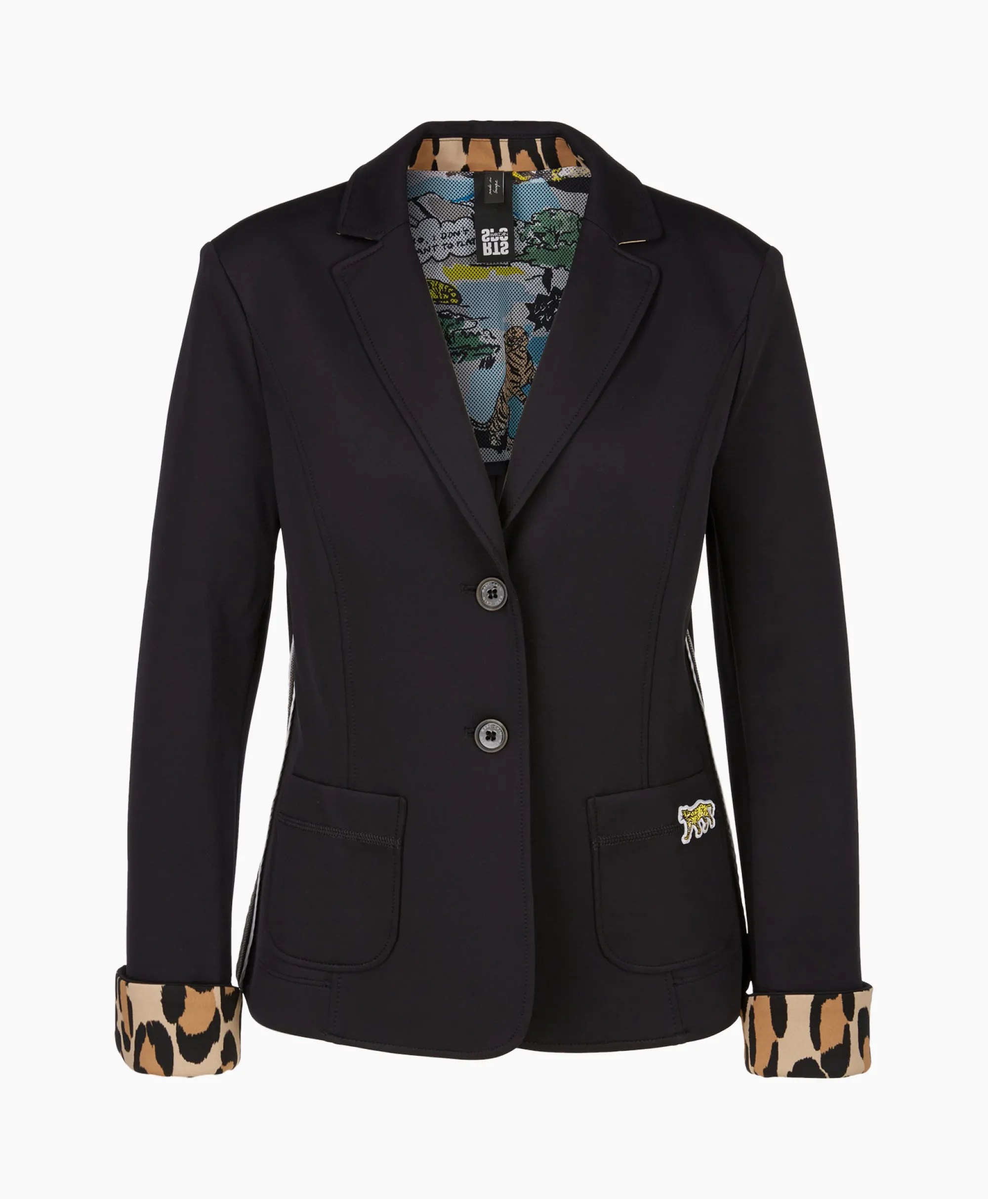 Marccain Sport Blazer Vs 34.12 J22 Zwart*Dames Blazers