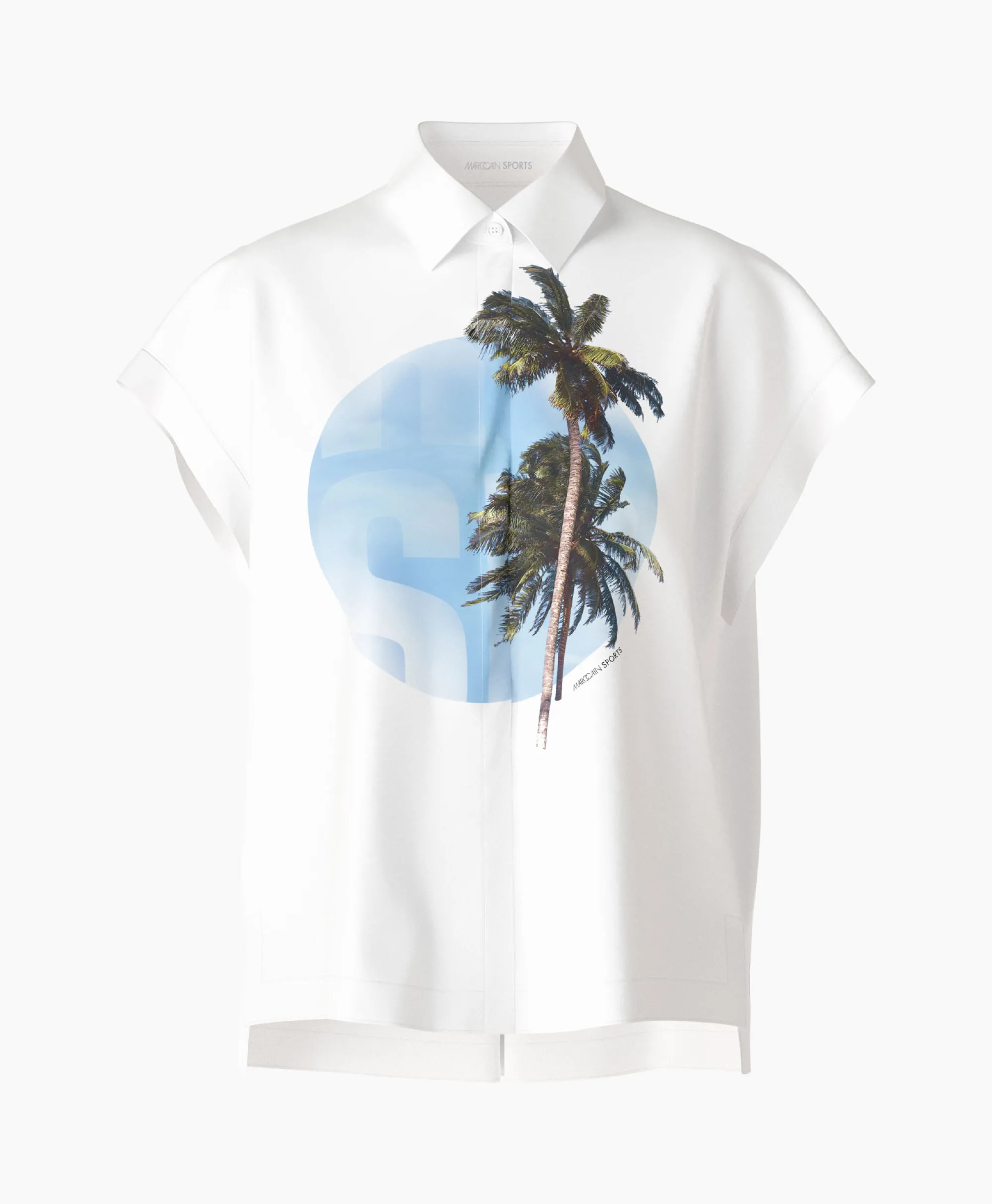 Marccain Sport Blouse Ws 51.22 W83 Wit*Dames Blouses