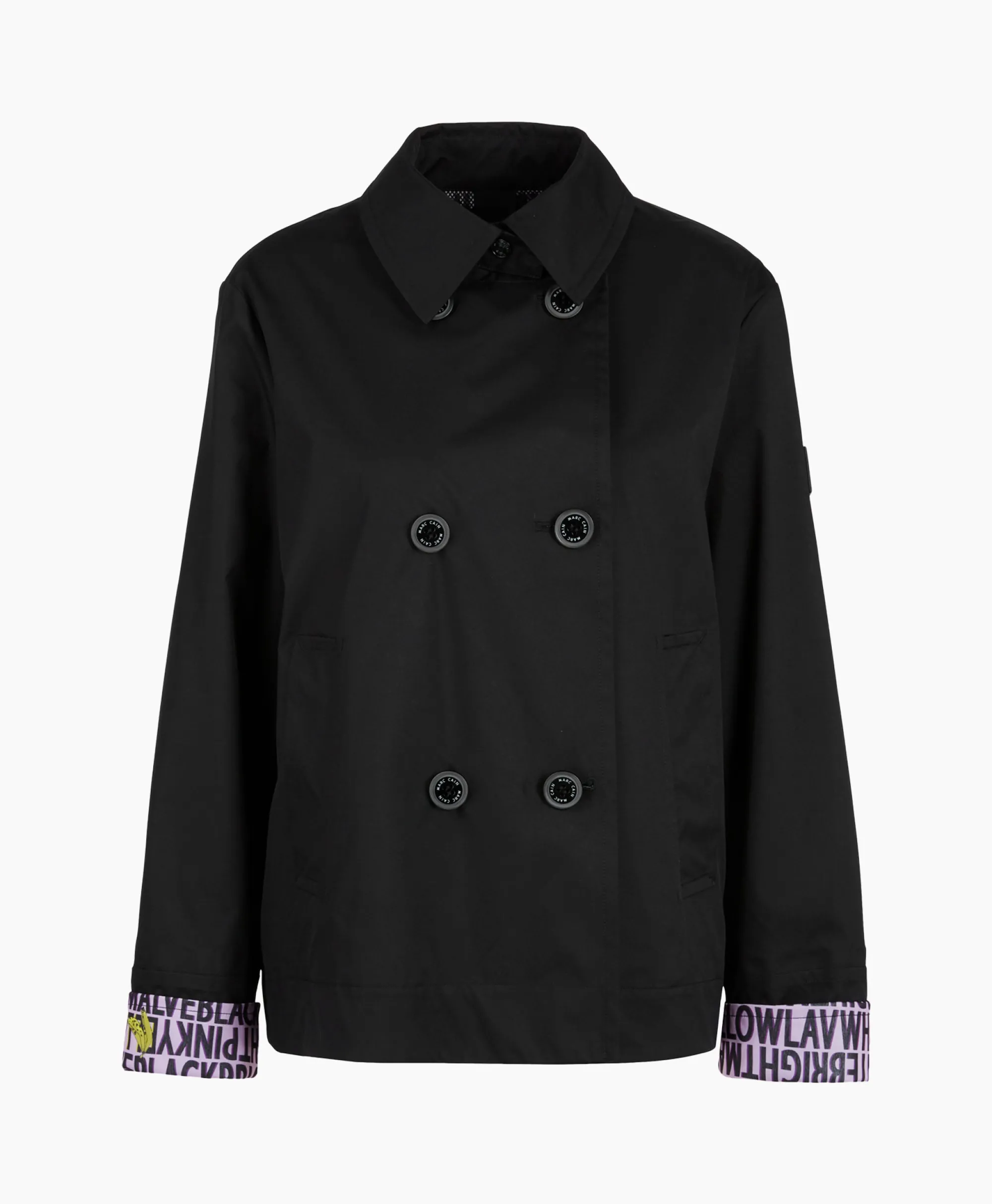 Marccain Sport Jack Ws 12.02 W01 Zwart*Dames Jassen