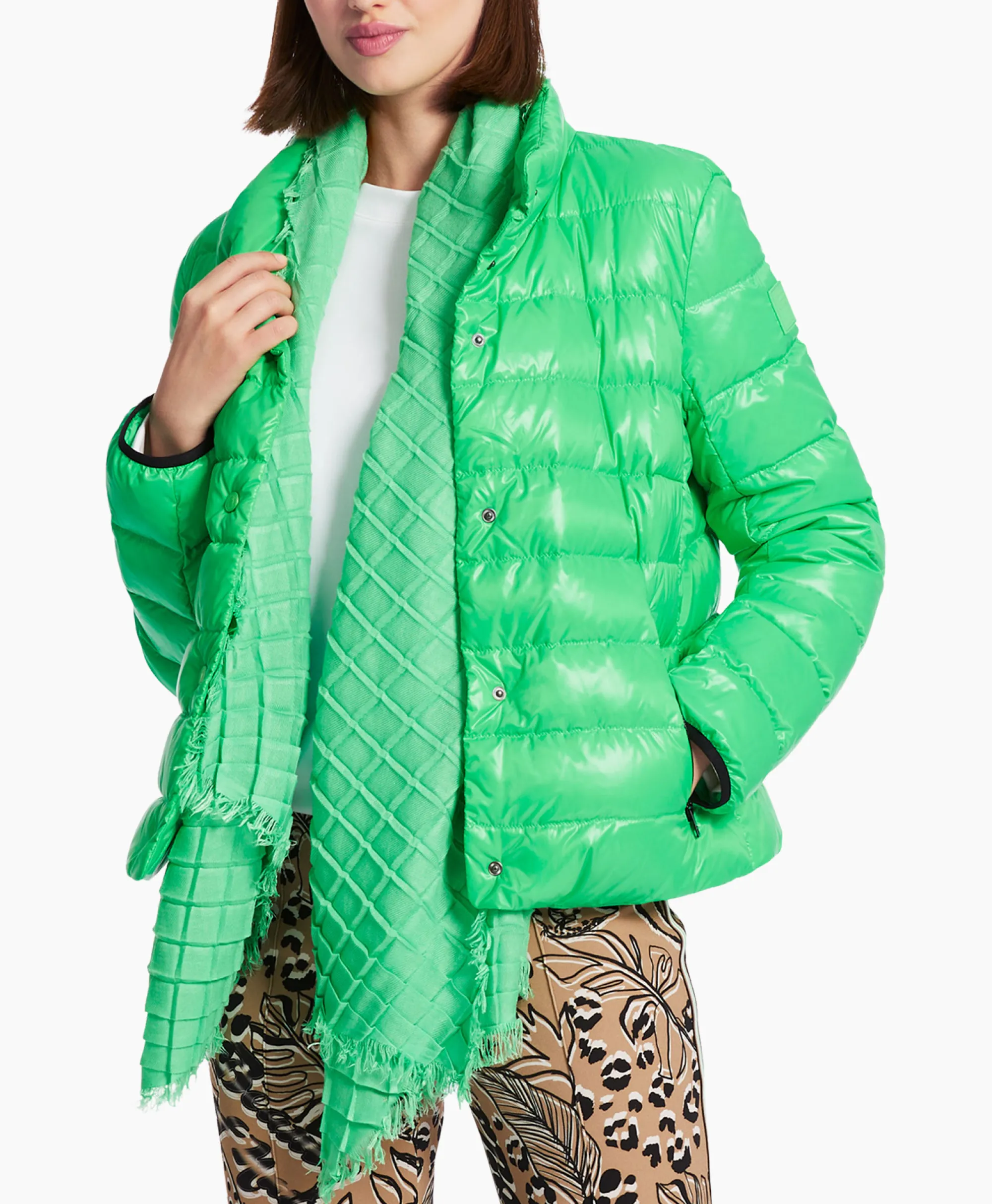 Marccain Sport Jack Ws 12.03 W02 Groen*Dames Jassen