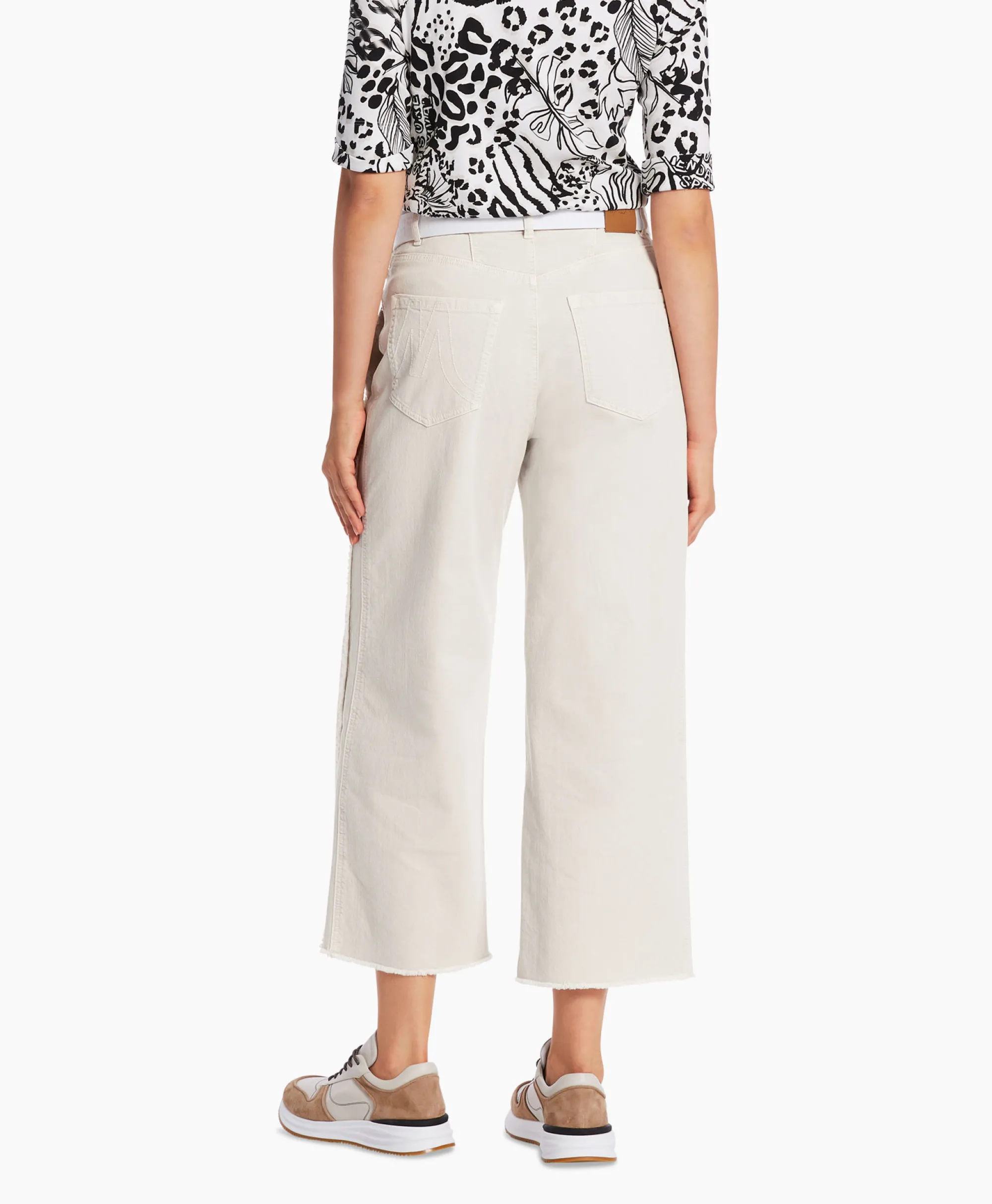 Marccain Sport Jeans Ws 82.10 D02 Grijs*Dames Broeken