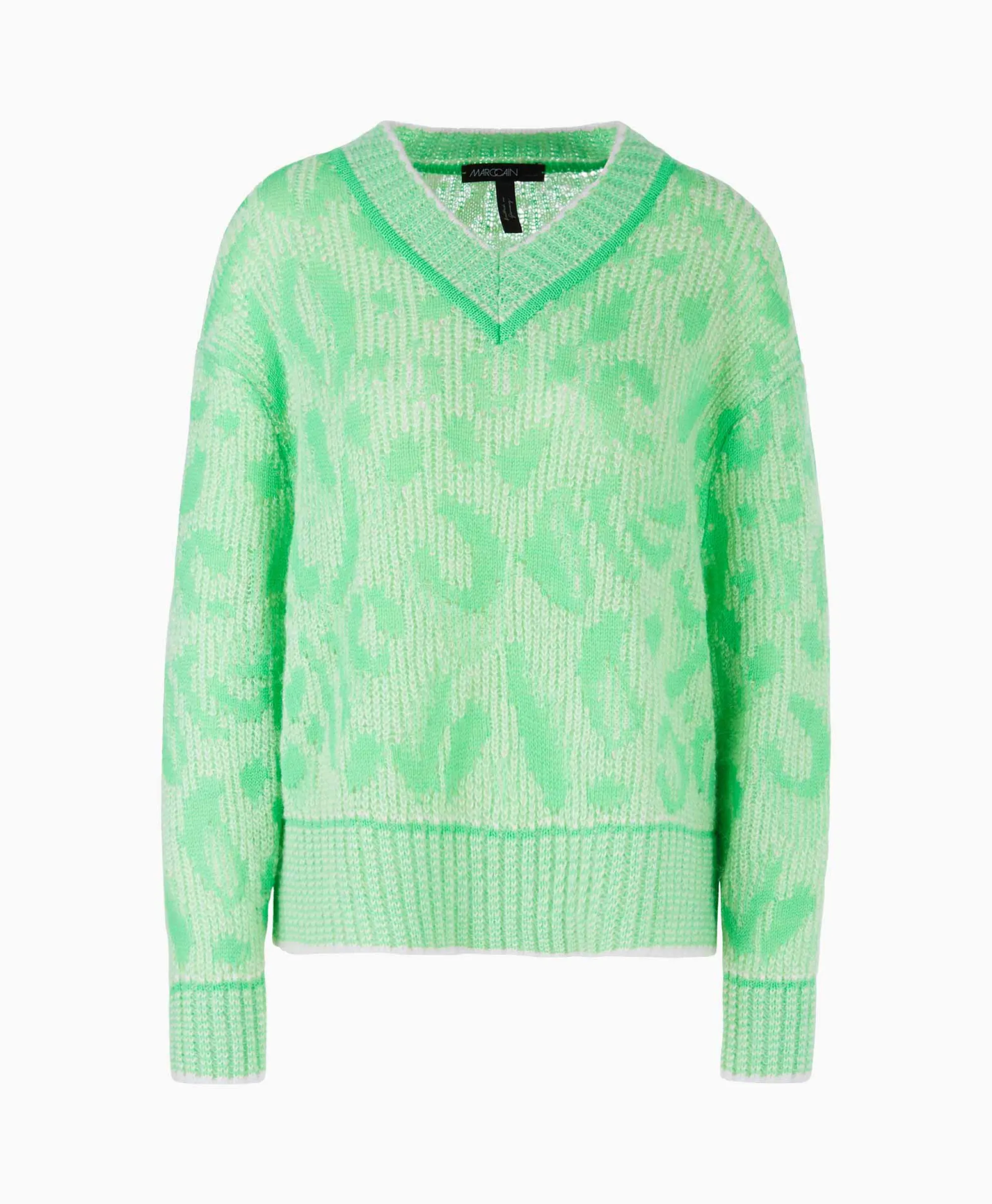 Marccain Sport Pullover Ws 41.03 M01 Groen*Dames Truien