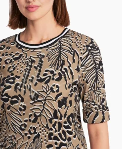 Marccain Sport T-Shirt Ws 48.38 J07 Zand*Dames T-Shirts & Tops