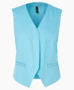 Marccain Sport Vest Ws 37.04 W03 Blauw*Dames Jassen