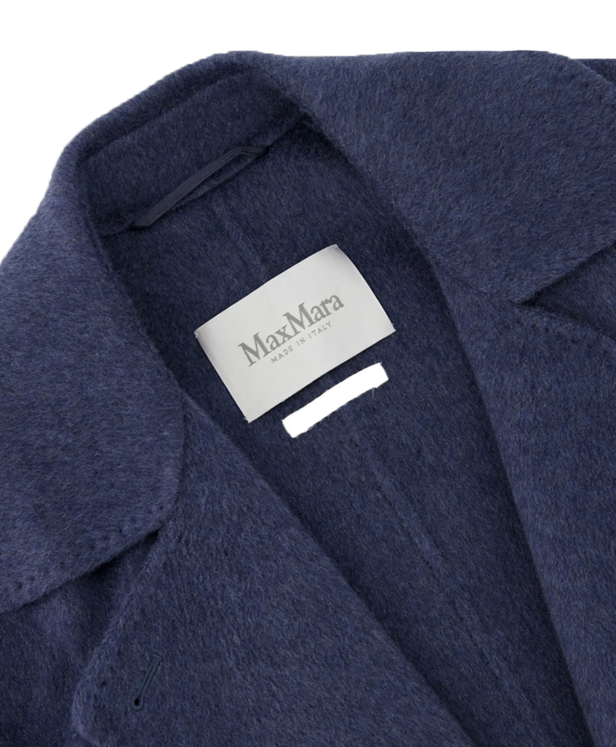 Maxmara Jas Mantel 100shmere Midden Blauw*Dames Jassen